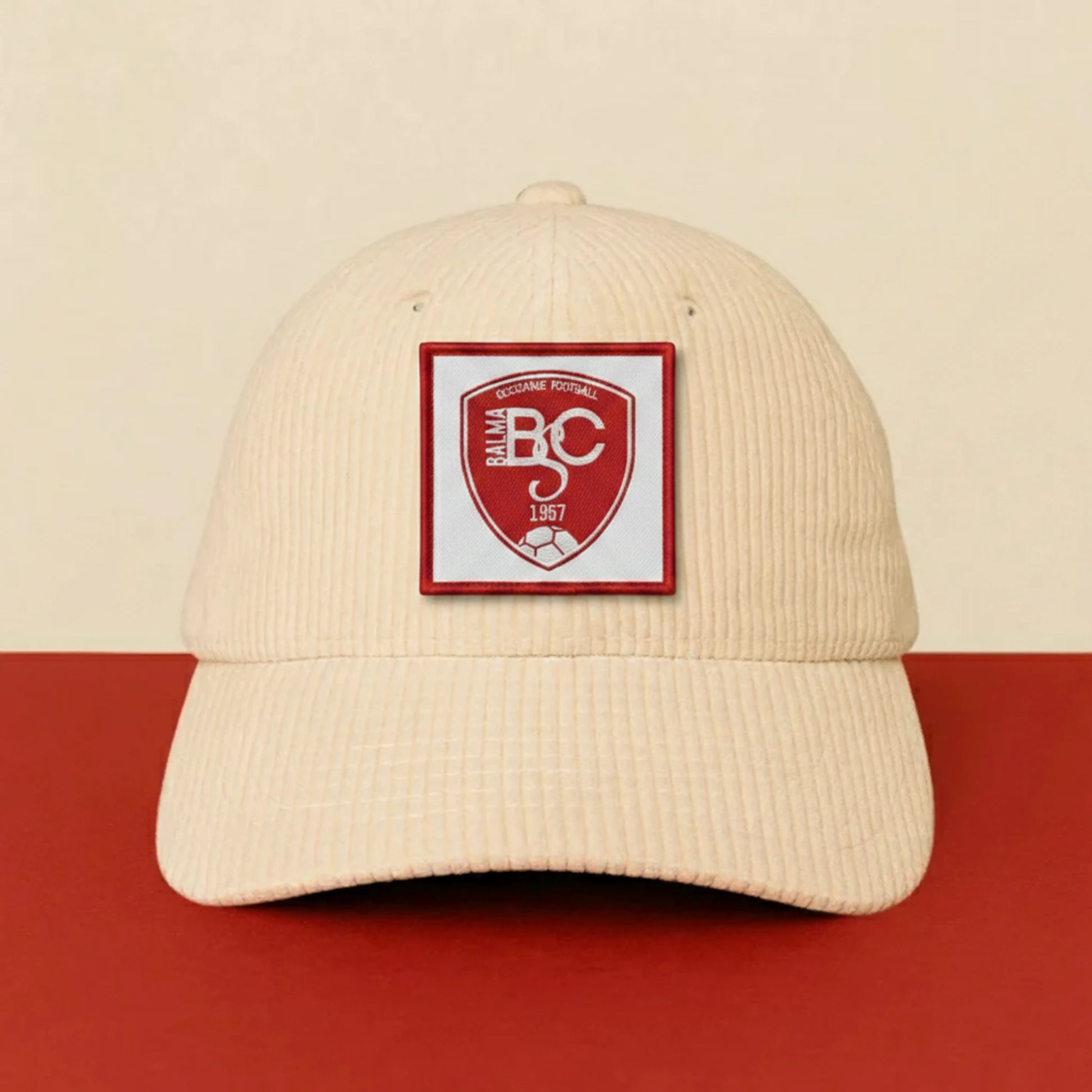 Patch BALMA S.C. sur casquette à velcro PPATCH