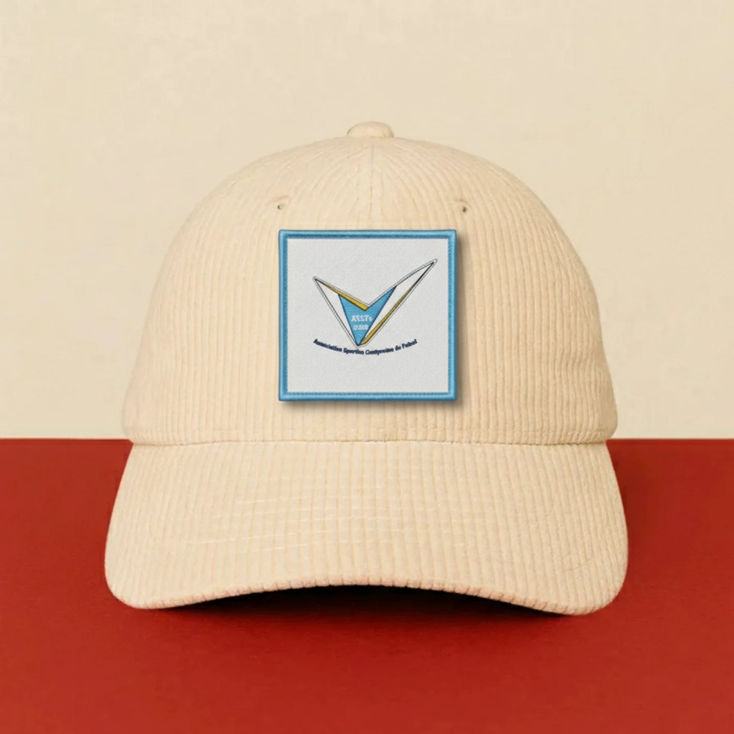Patch A. S. CONTYNOISE DE FUTSAL sur casquette à velcro PPATCH