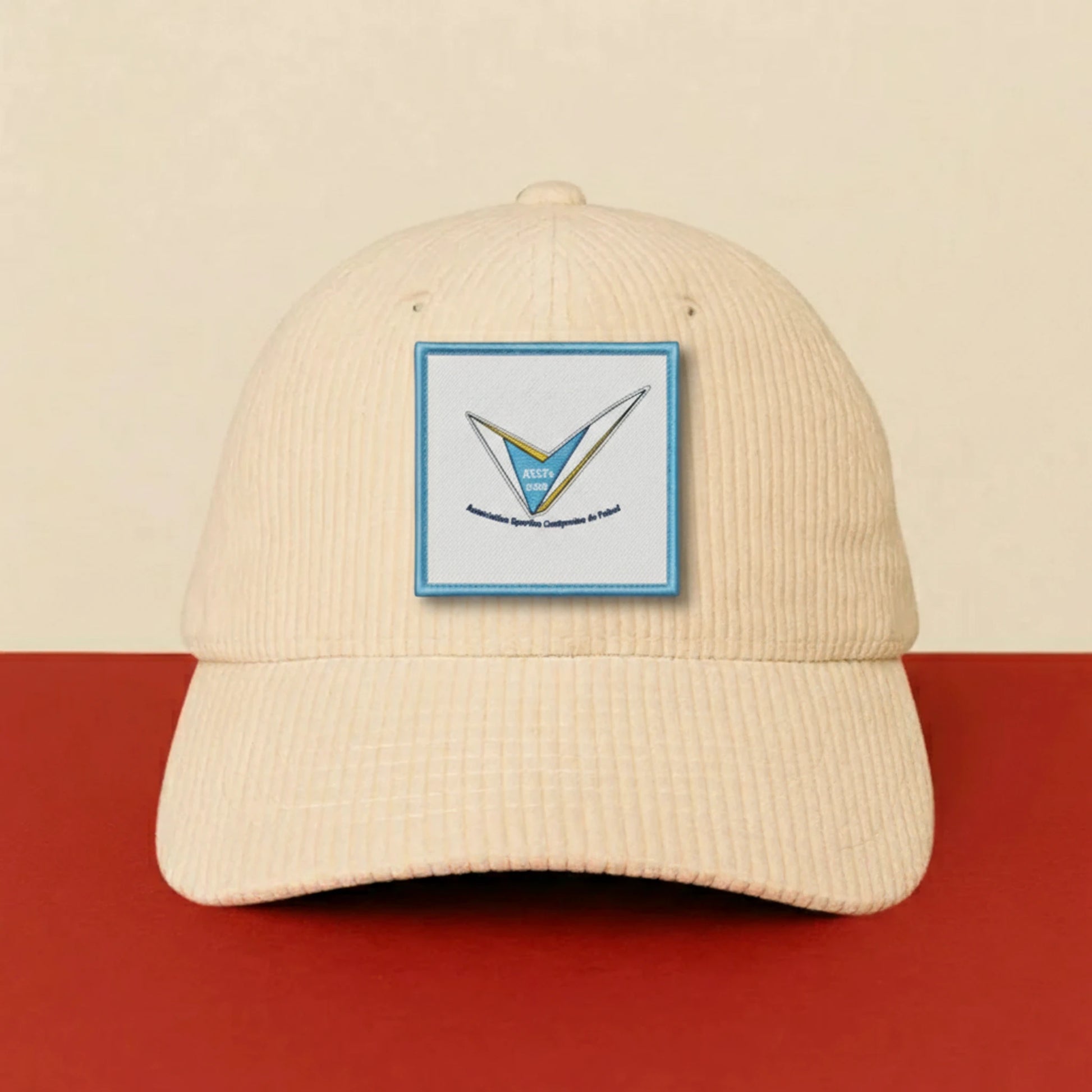 Patch A. S. CONTYNOISE DE FUTSAL sur casquette à velcro PPATCH