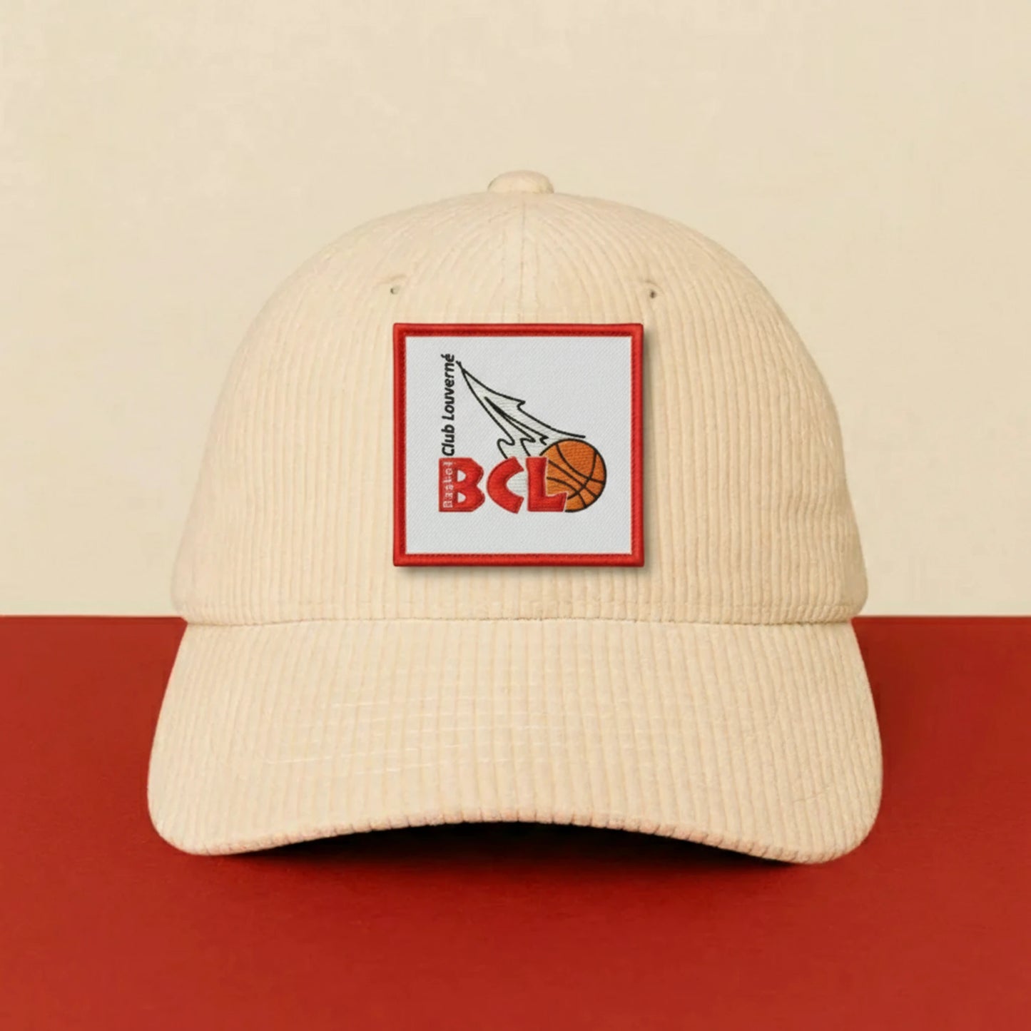 Patch Louverné BC sur casquette à velcro PPATCH