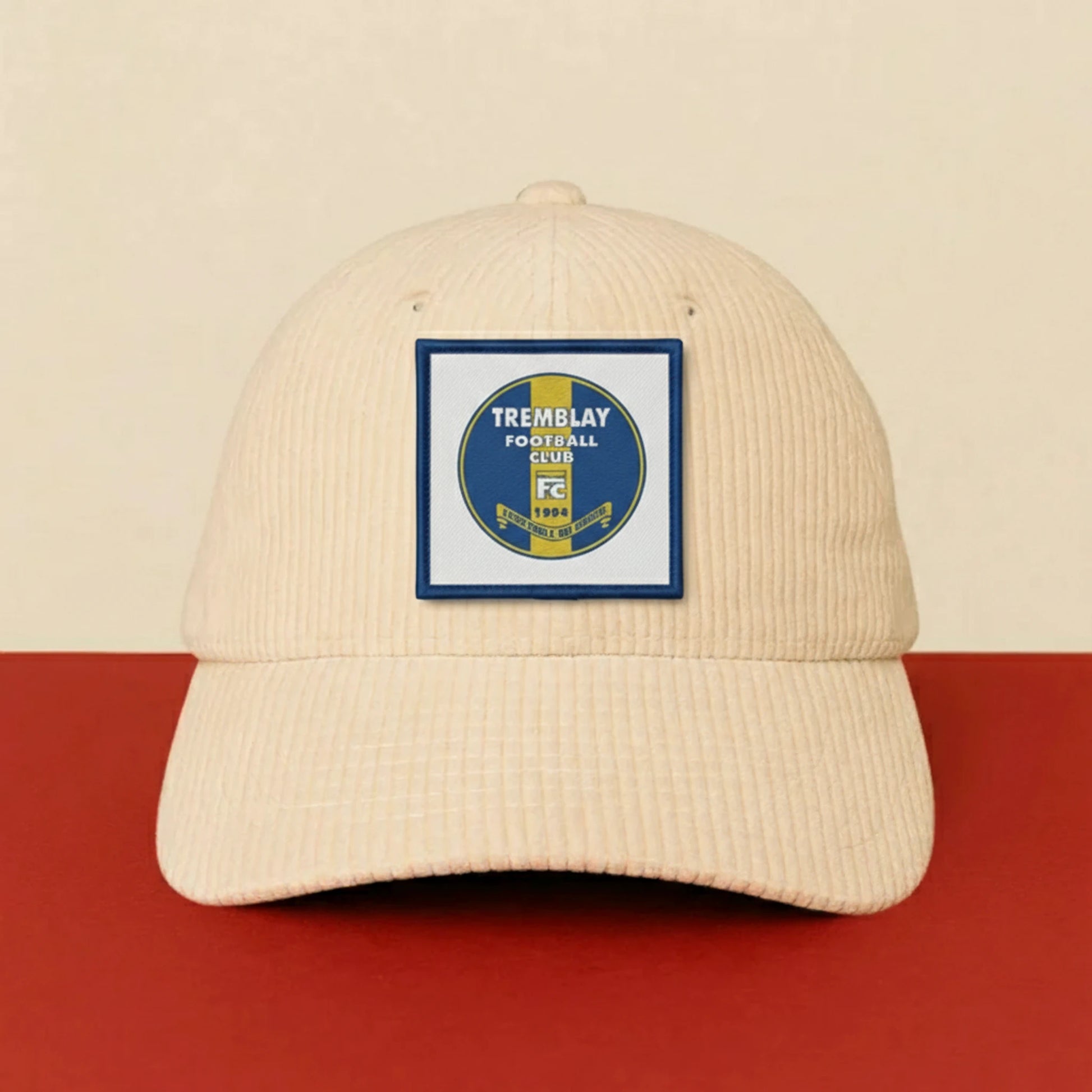 Détail broderie patch TREMBLAY F.C.