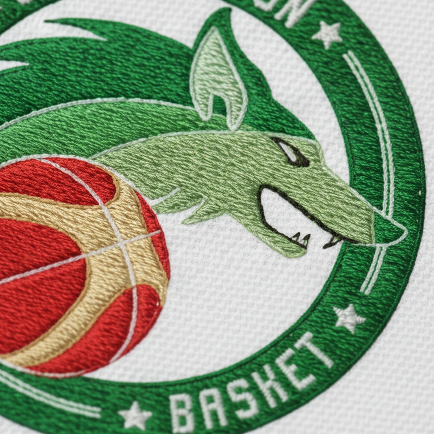 Collection patchs brodés Basketball