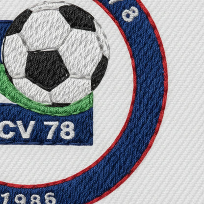Détail broderie patch VALLEE 78 F.C.