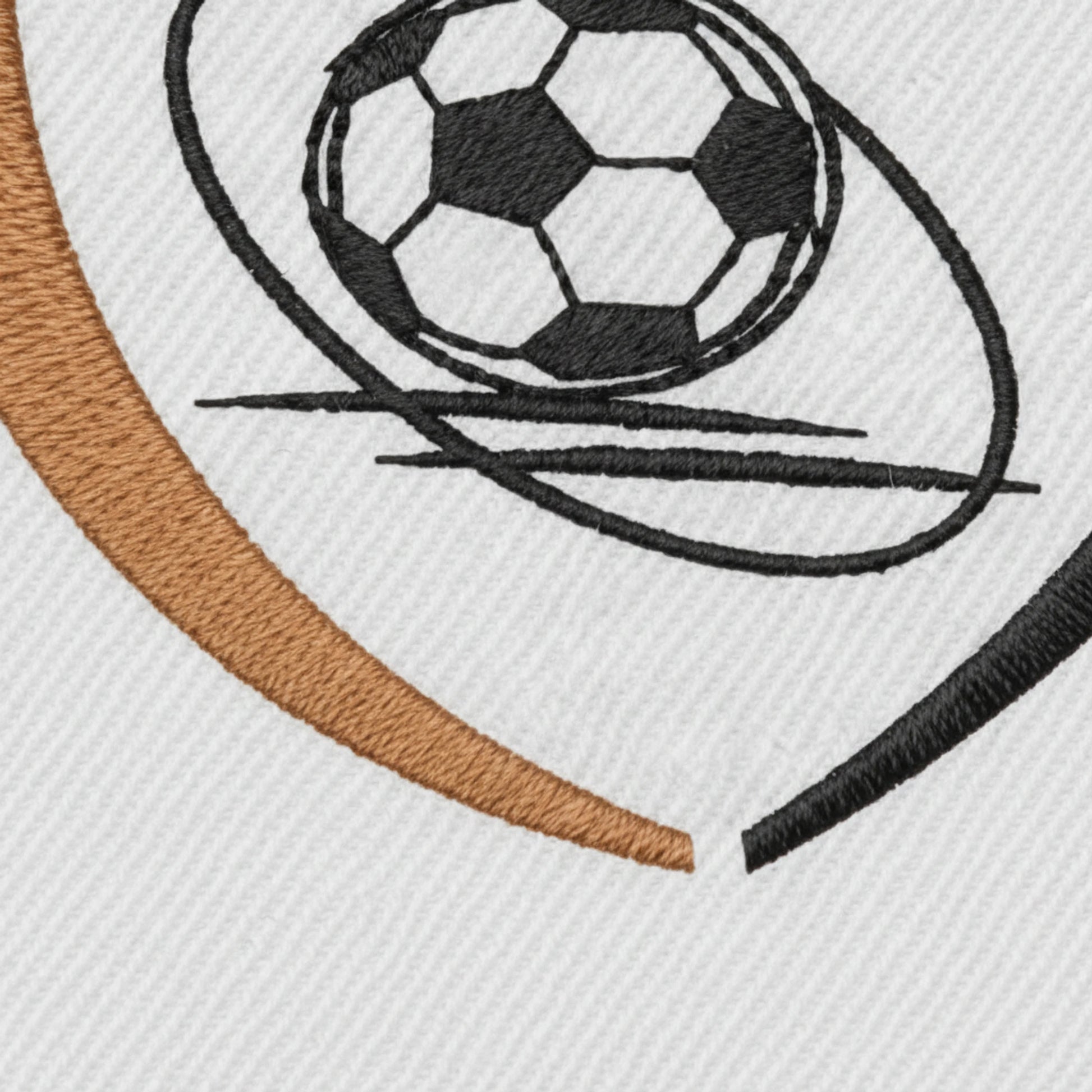 Détail broderie patch A.OMN. ST GANTON