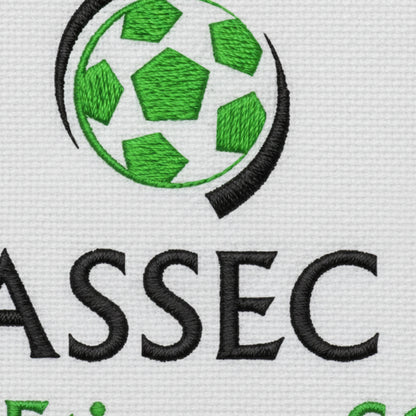 Détail broderie patch A.S. ST ETIENNE S/CHALARONNE