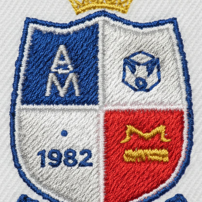 Détail broderie patch A.S. MAGNY LE DESERT