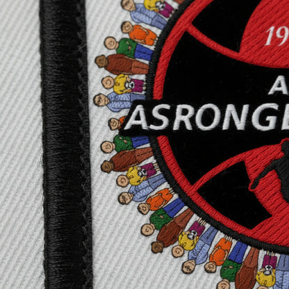 Détail broderie patch A.S. RONGERES