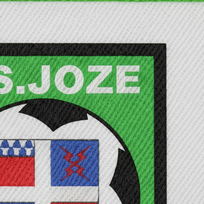 Détail broderie patch A.S. DE JOZE