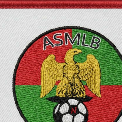 Détail broderie patch A.S. MOURMELON LIVRY