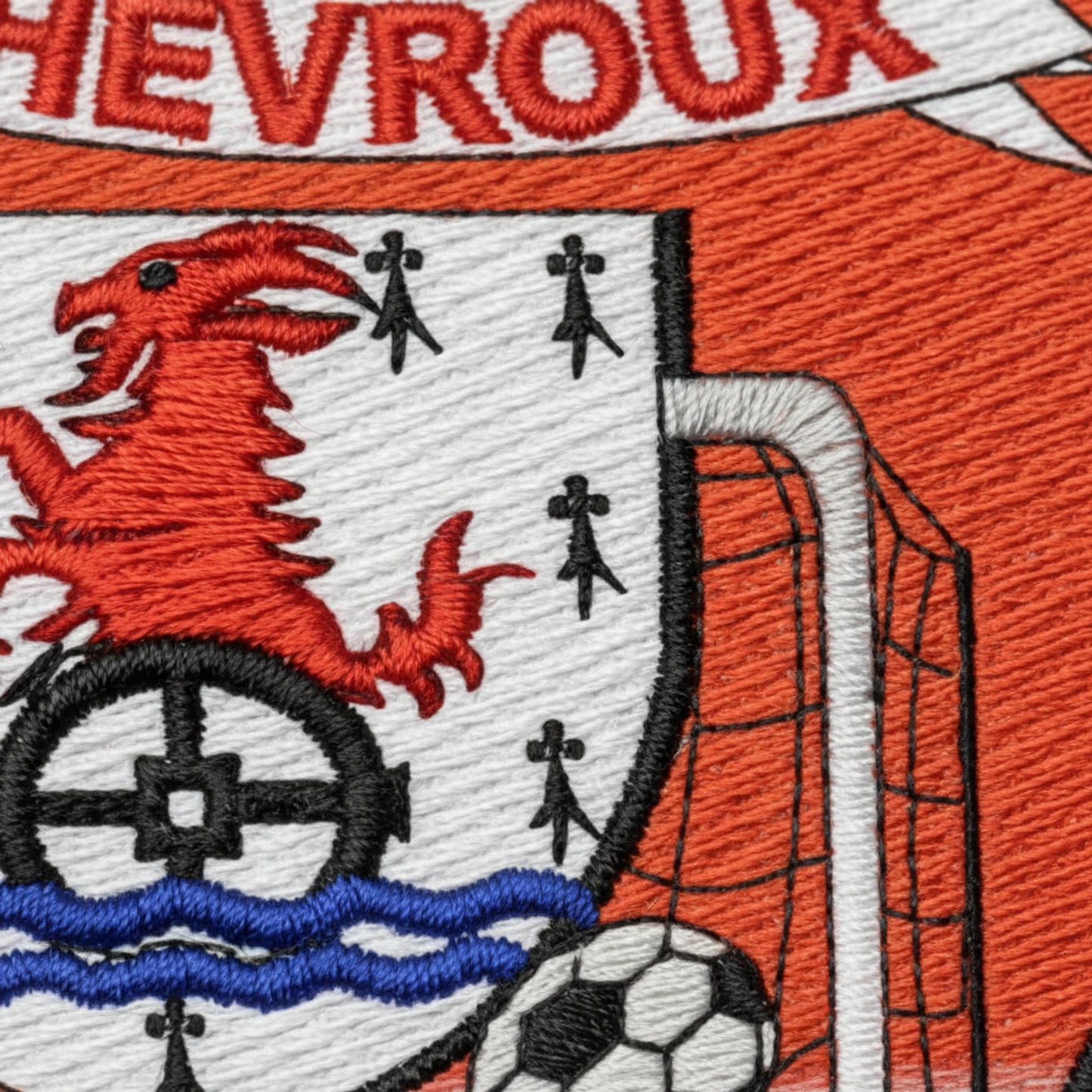 Détail broderie patch CS Chevroux