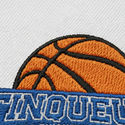 Détail broderie patch AS Amateur Tinqueux Basket