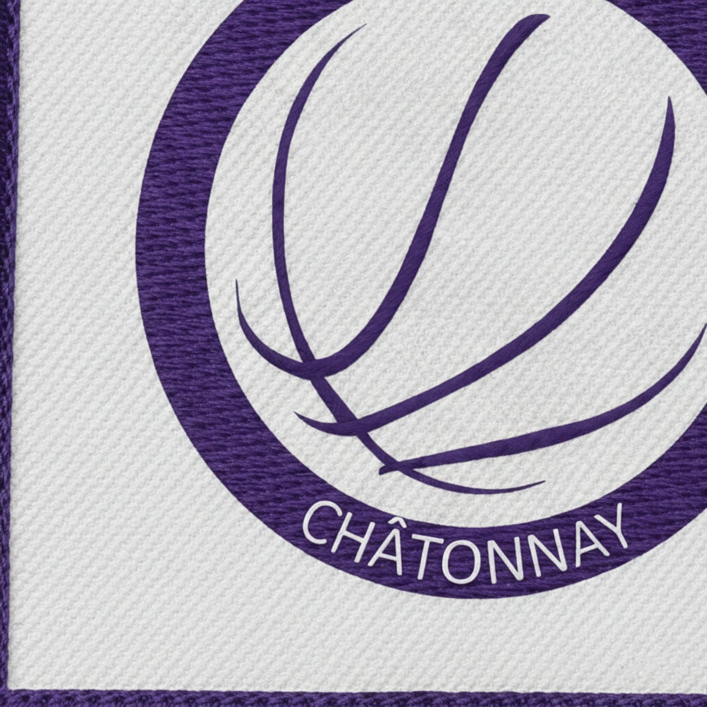 Détail broderie patch Chatonnay BC des Etangs