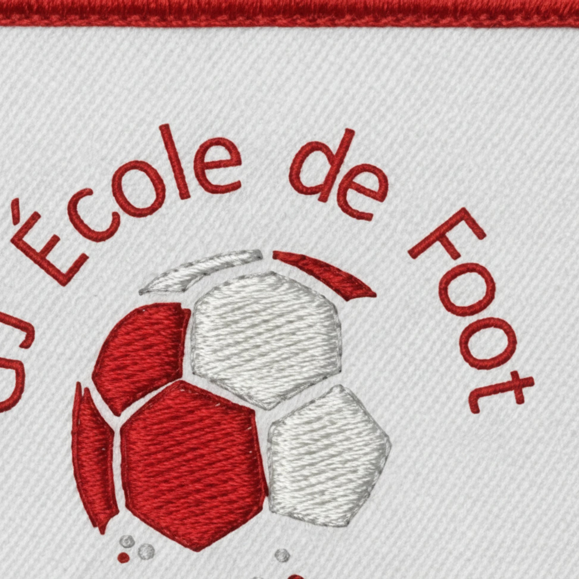 Collection patchs brodés Football