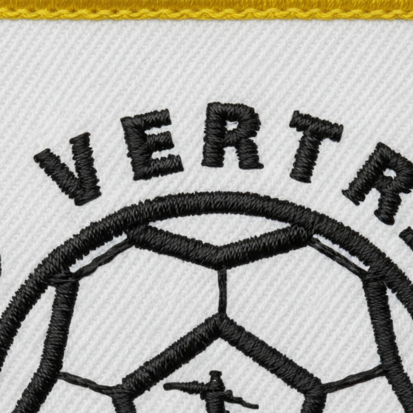 Détail broderie patch A.S. VERTRIEU