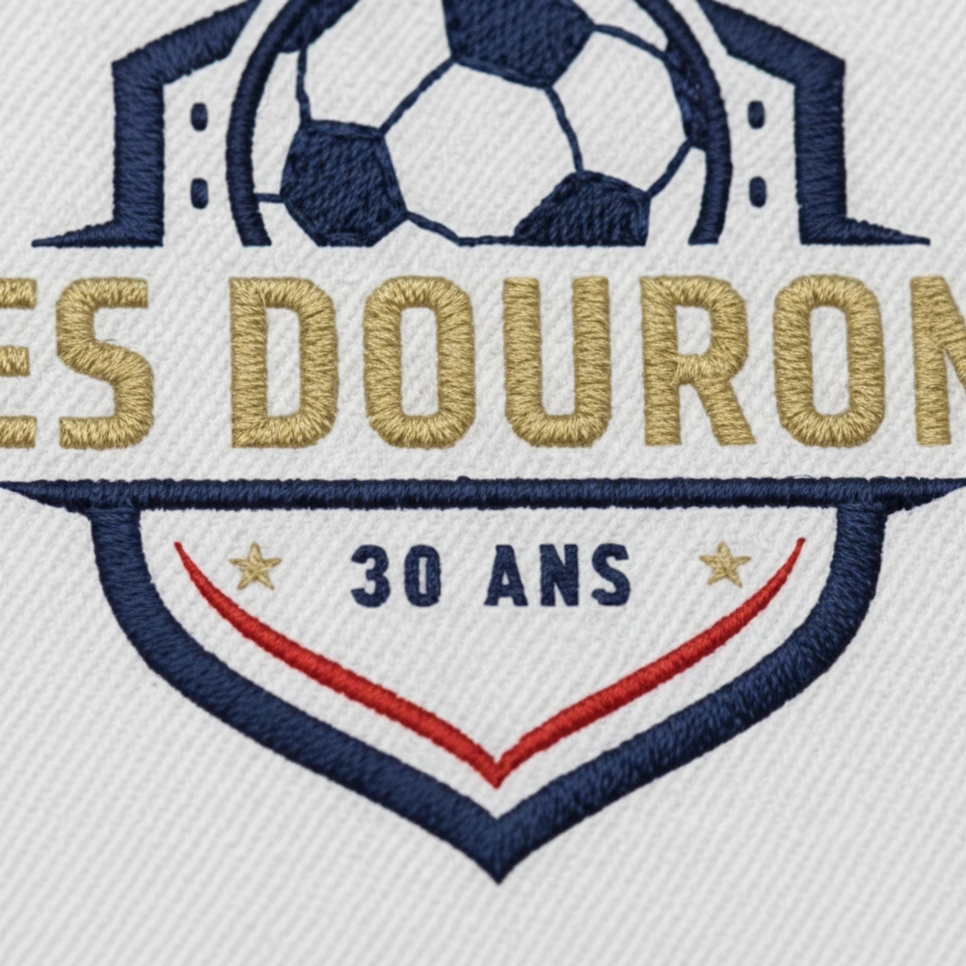 Collection patchs brodés Football