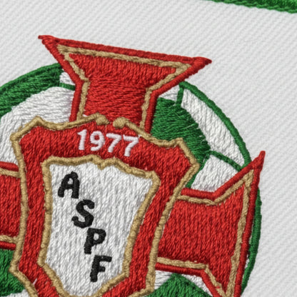 Détail broderie patch A.S. PORTUGAIS FAVERGES