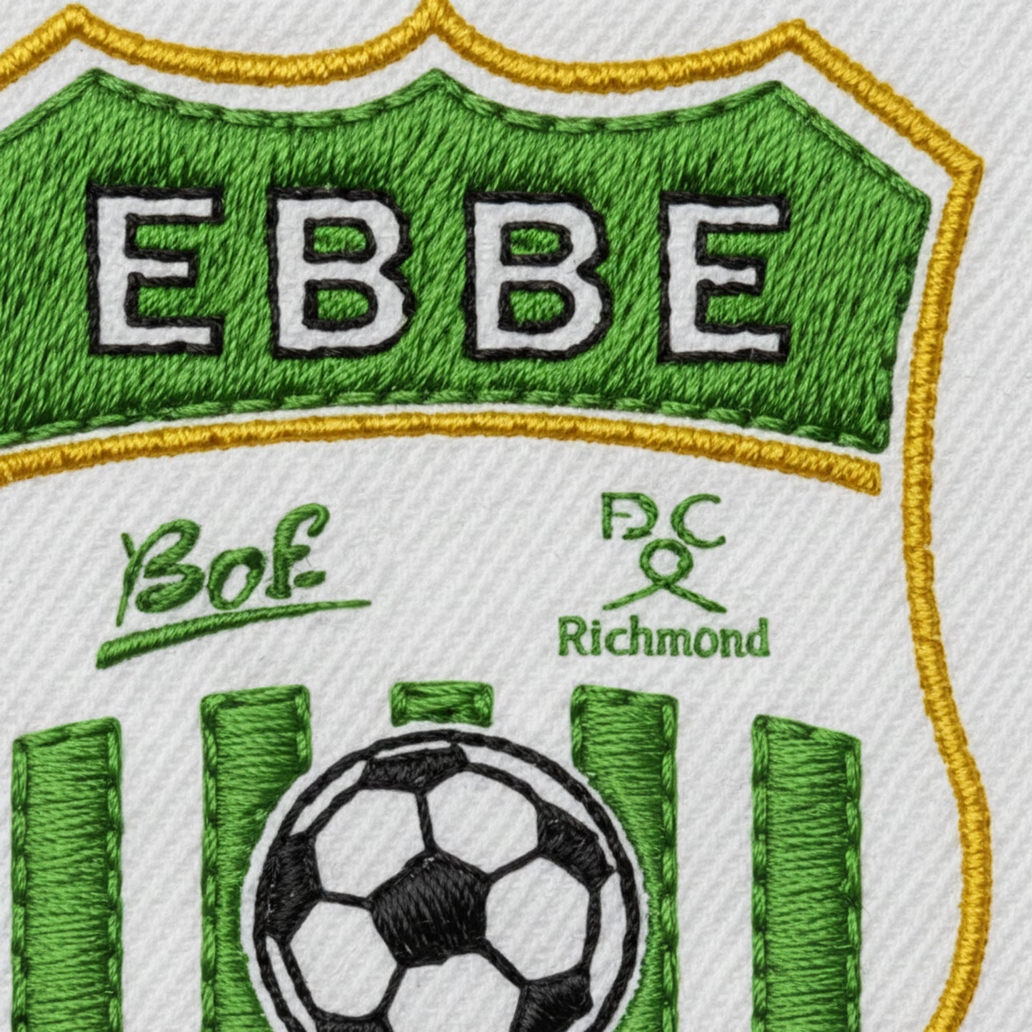 Collection patchs brodés Football