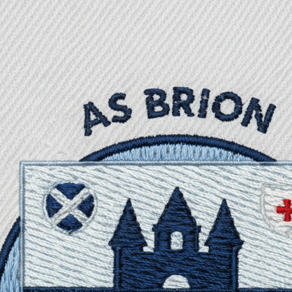 Détail broderie patch AM. S. DE BRION