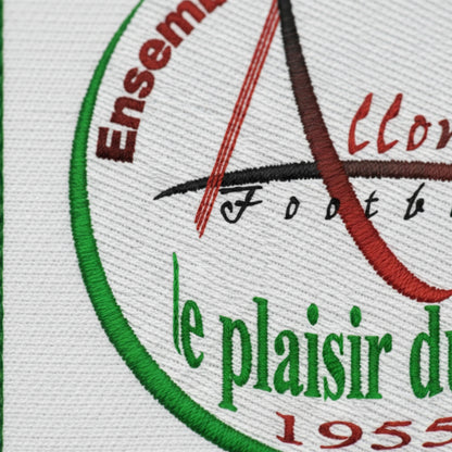 Détail broderie patch A.S. ALLONNE