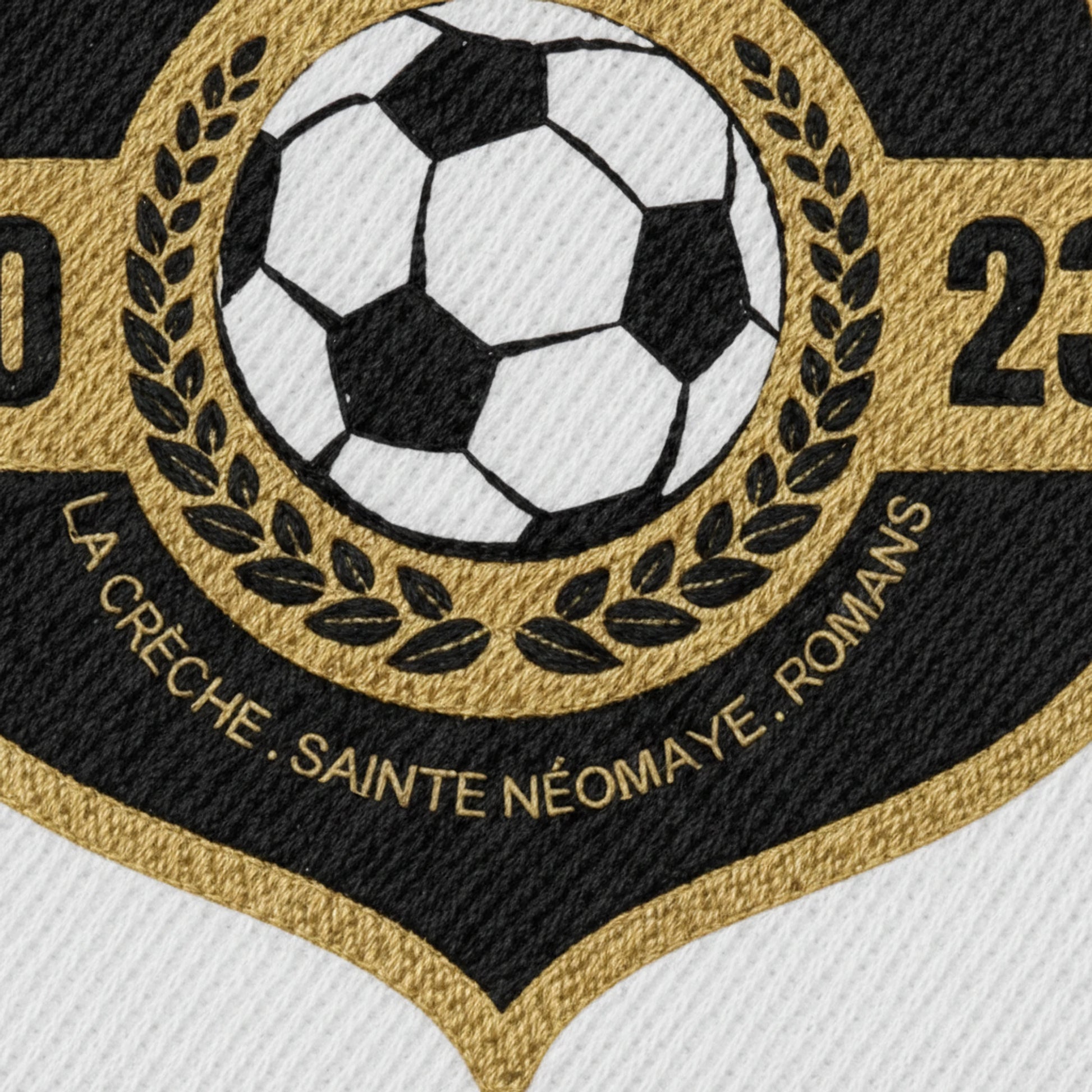 Collection patchs brodés Football