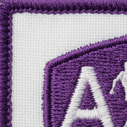 Détail broderie patch AS Chadron St Martin De Fugeres
