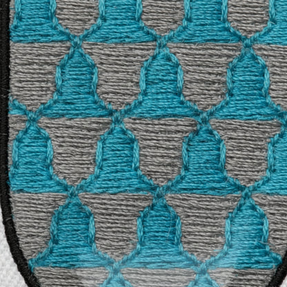 Détail broderie patch A.S. CONGRIER