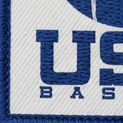 Détail broderie patch US la Ferte Basket