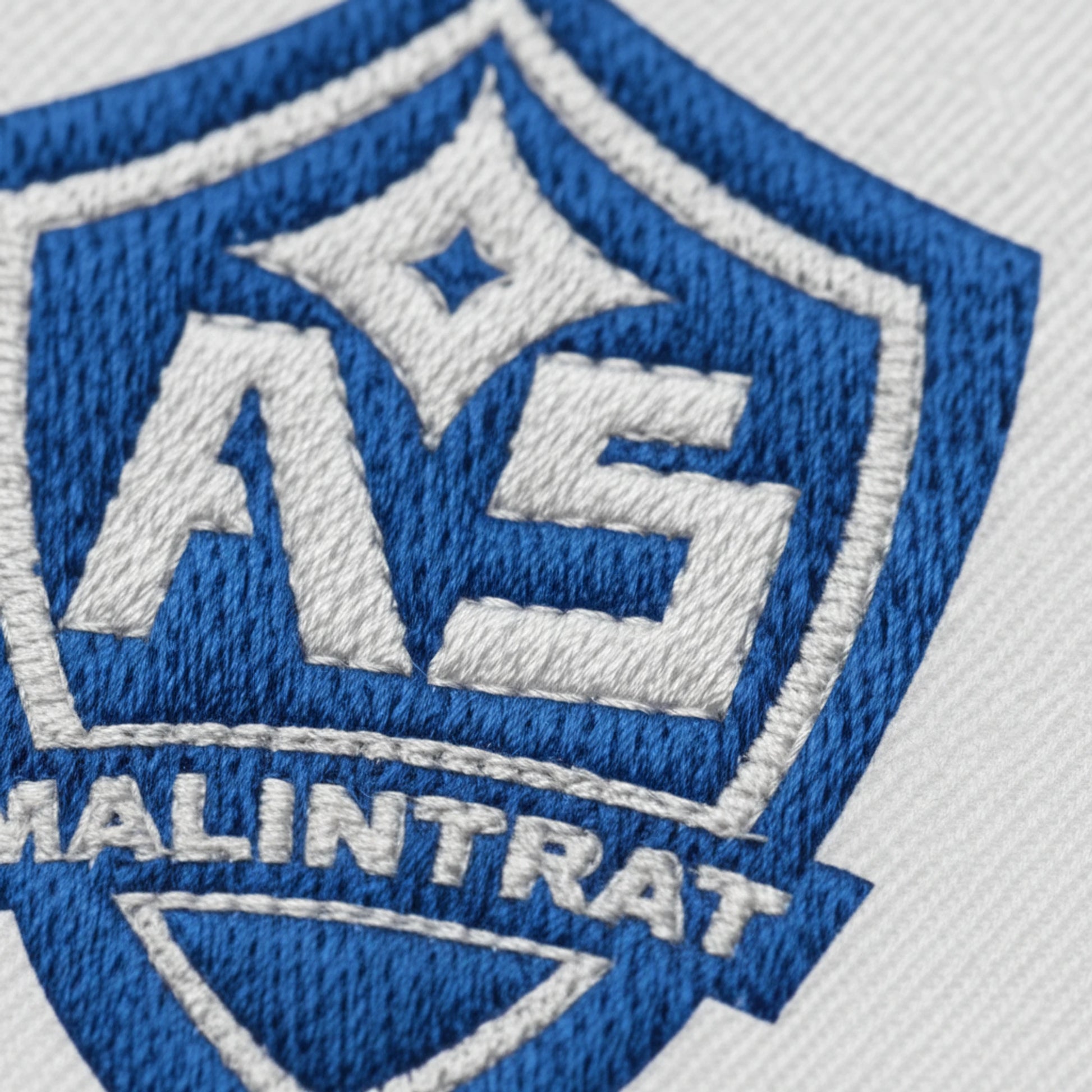 Détail broderie patch A.S. DE MALINTRAT