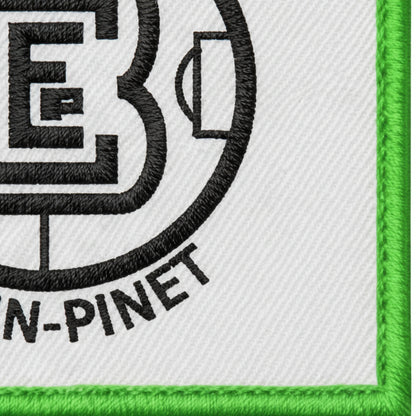 Détail broderie patch Basket Club Eyzin Pinet