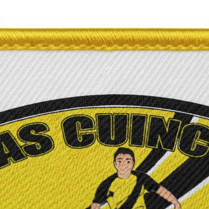 Détail broderie patch A.S. CUINCY