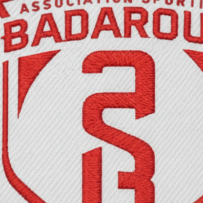 Détail broderie patch A.S. BADAROUX