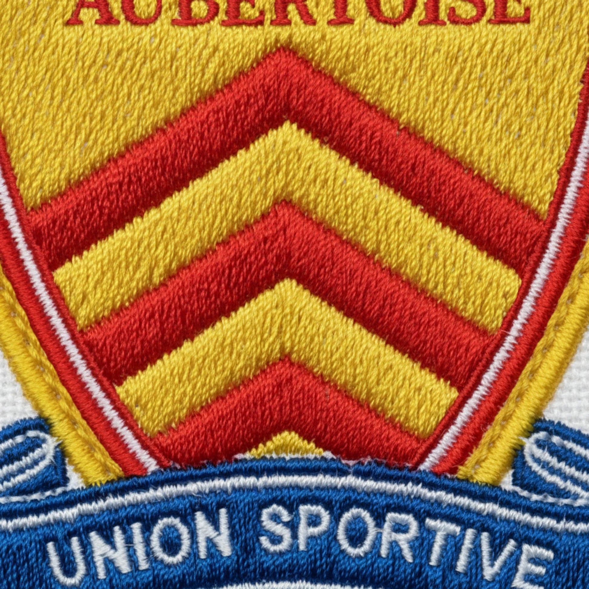 Détail broderie patch U.S. ST AUBERT
