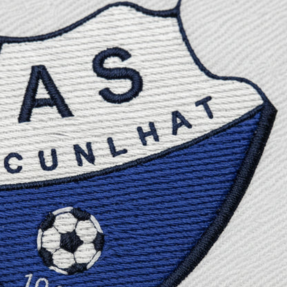 Détail broderie patch A.S. CUNLHATOISE