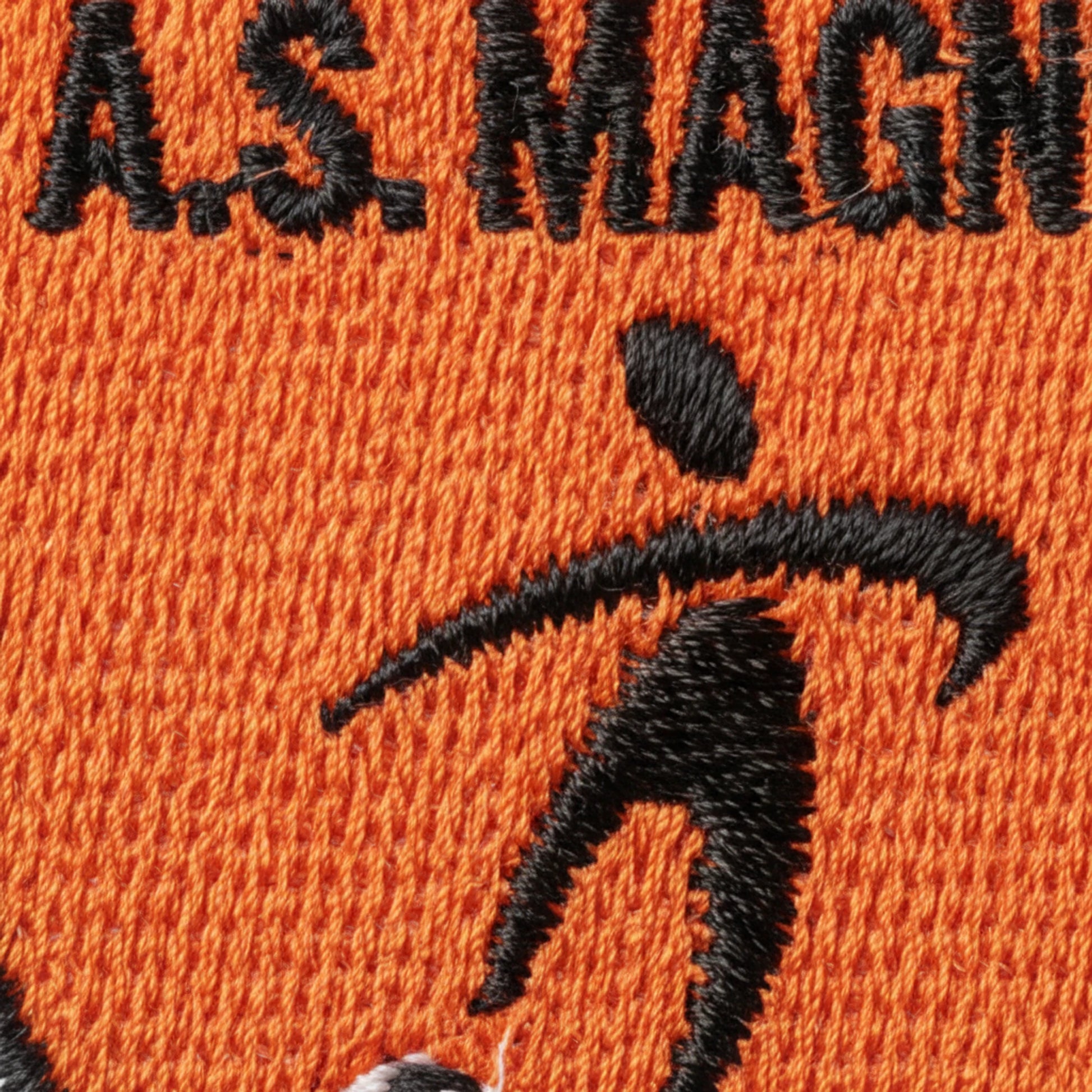 Détail broderie patch A. S. MAGNY