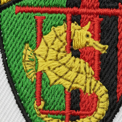 Détail broderie patch U.S. TENAYSIENNE