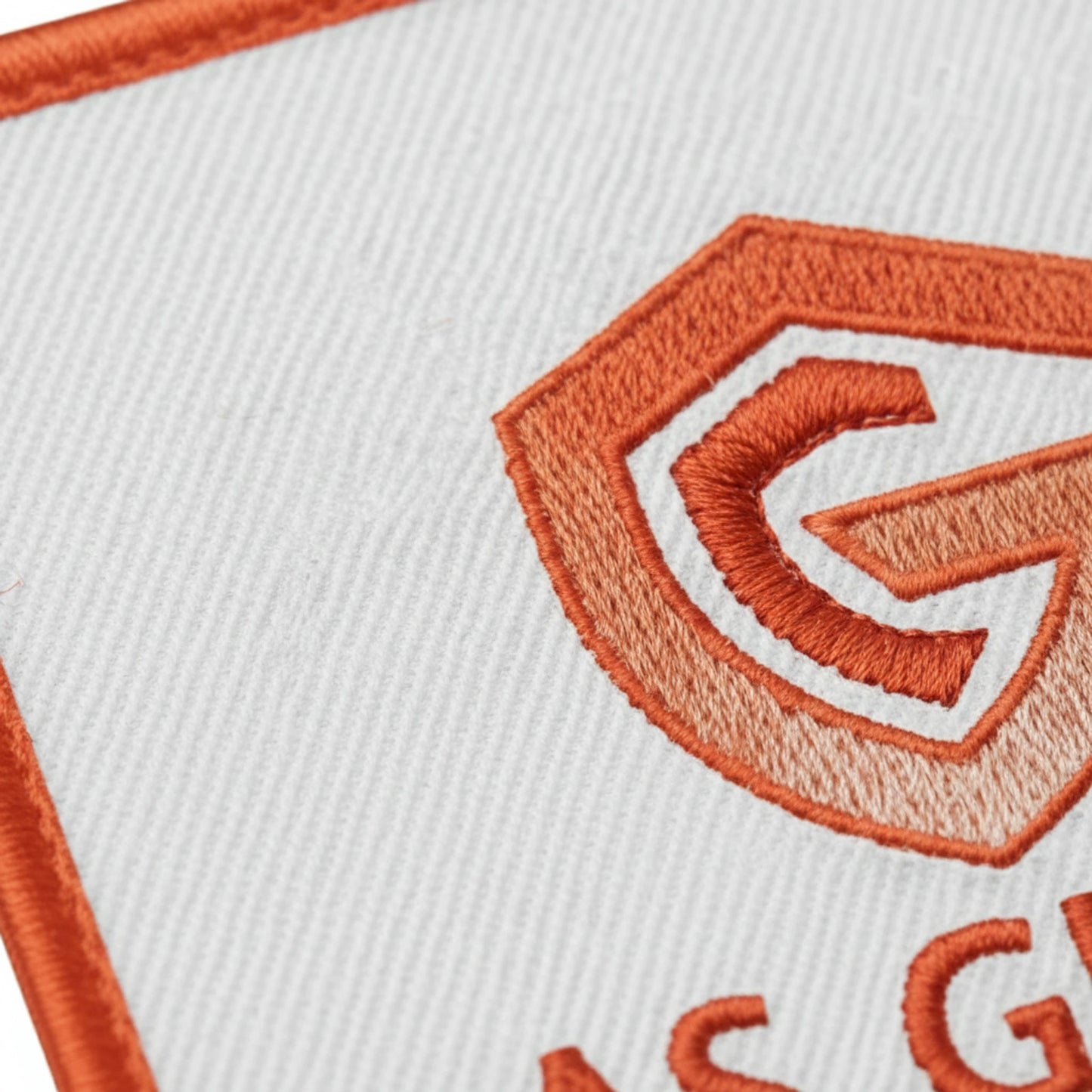 Détail broderie patch A.S. DE GIPCY