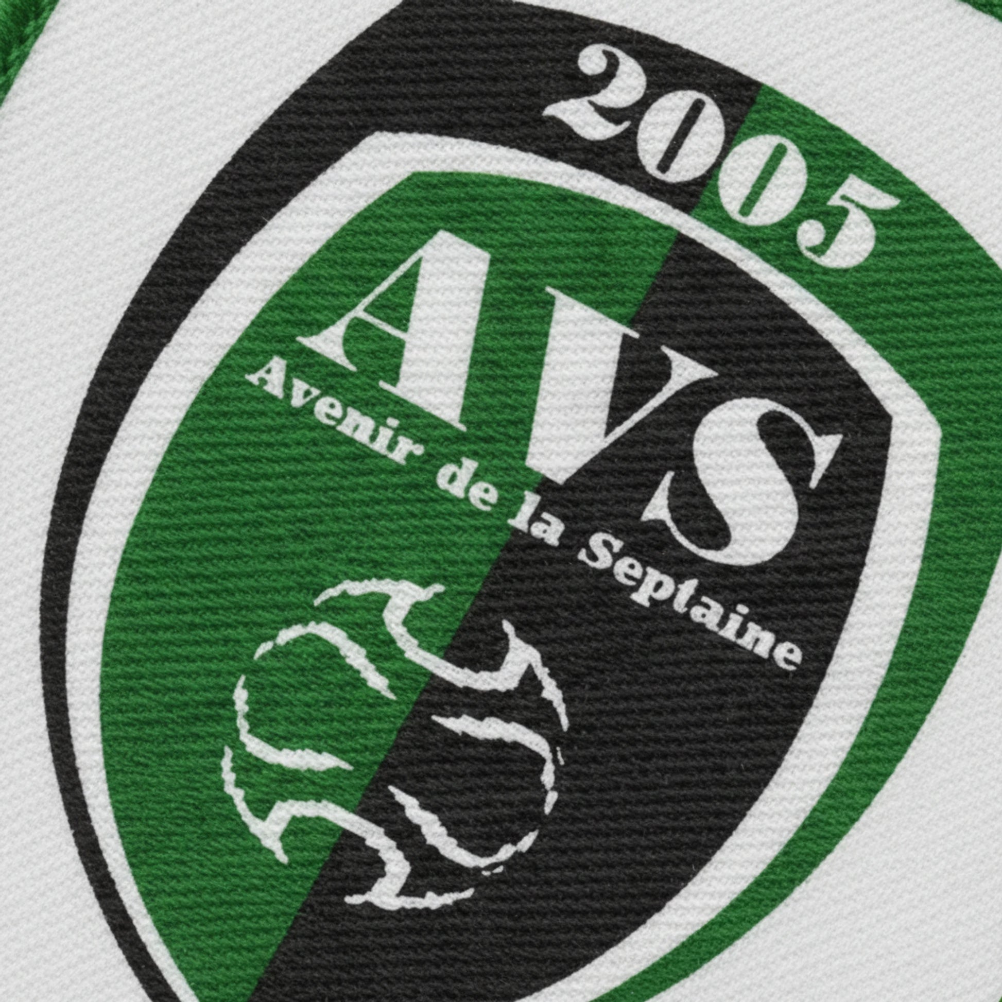 Détail broderie patch Av De La Septaine Savigny-Soye
