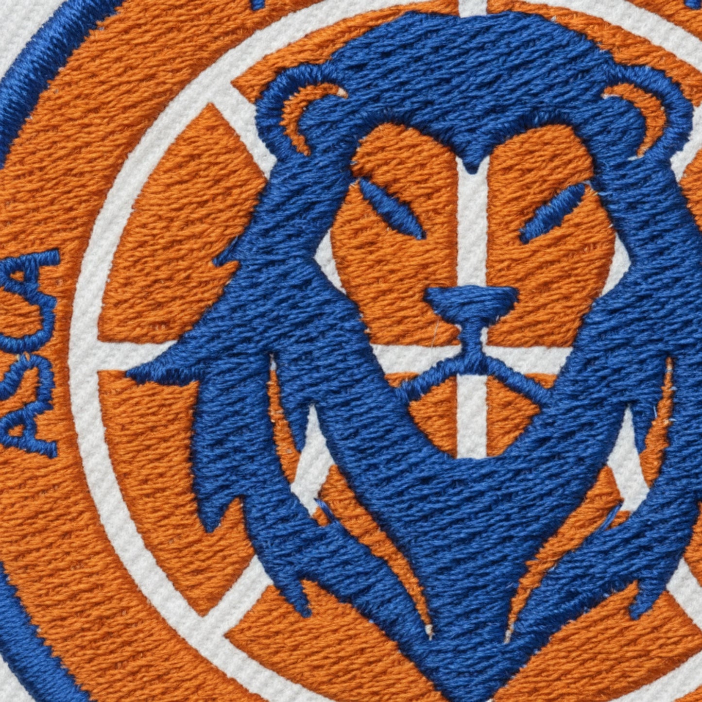 Détail broderie patch ASC Aureilhan