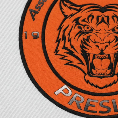 Détail broderie patch A.S. ANIMATION PRESLES