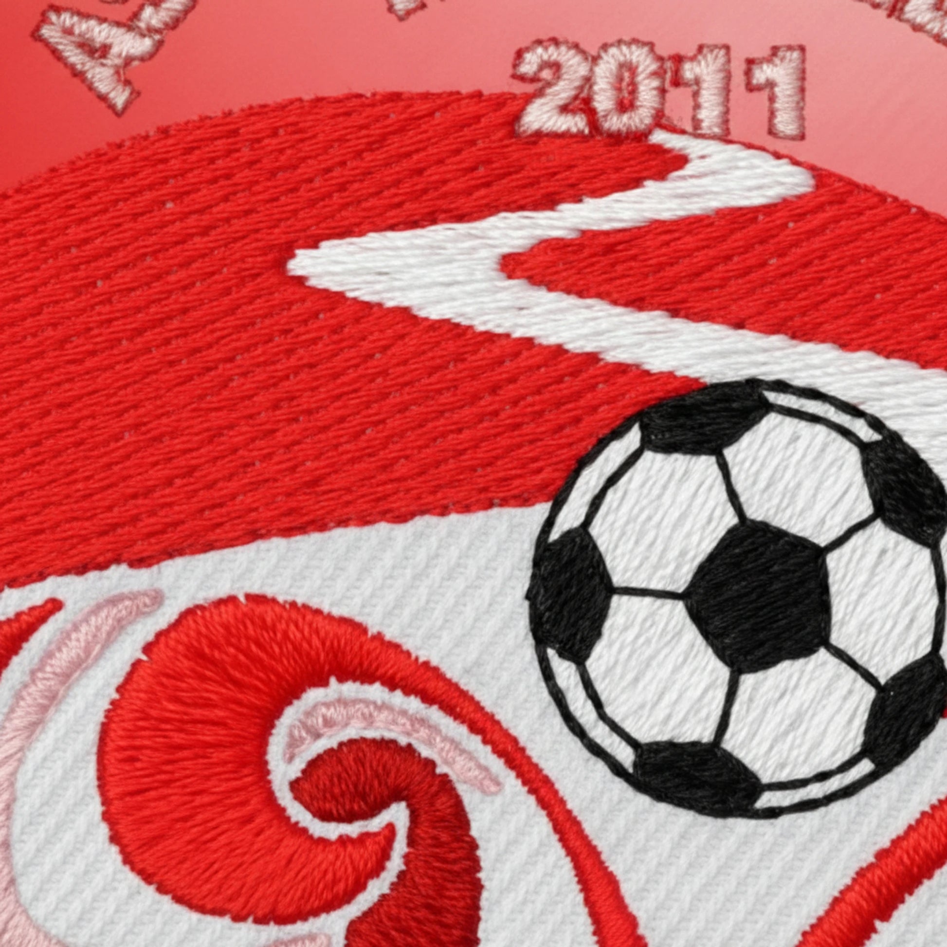 Détail broderie patch A. S. NORVILLE