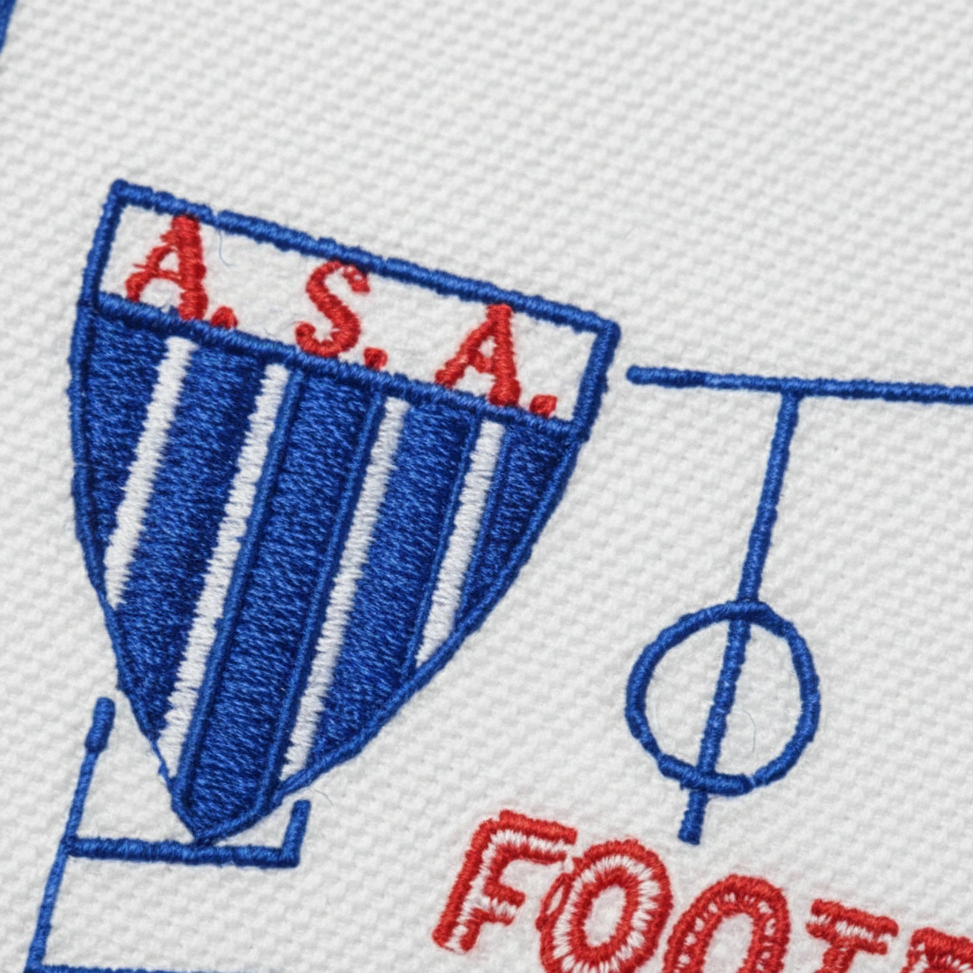 Détail broderie patch A.S. AUDRUICQ