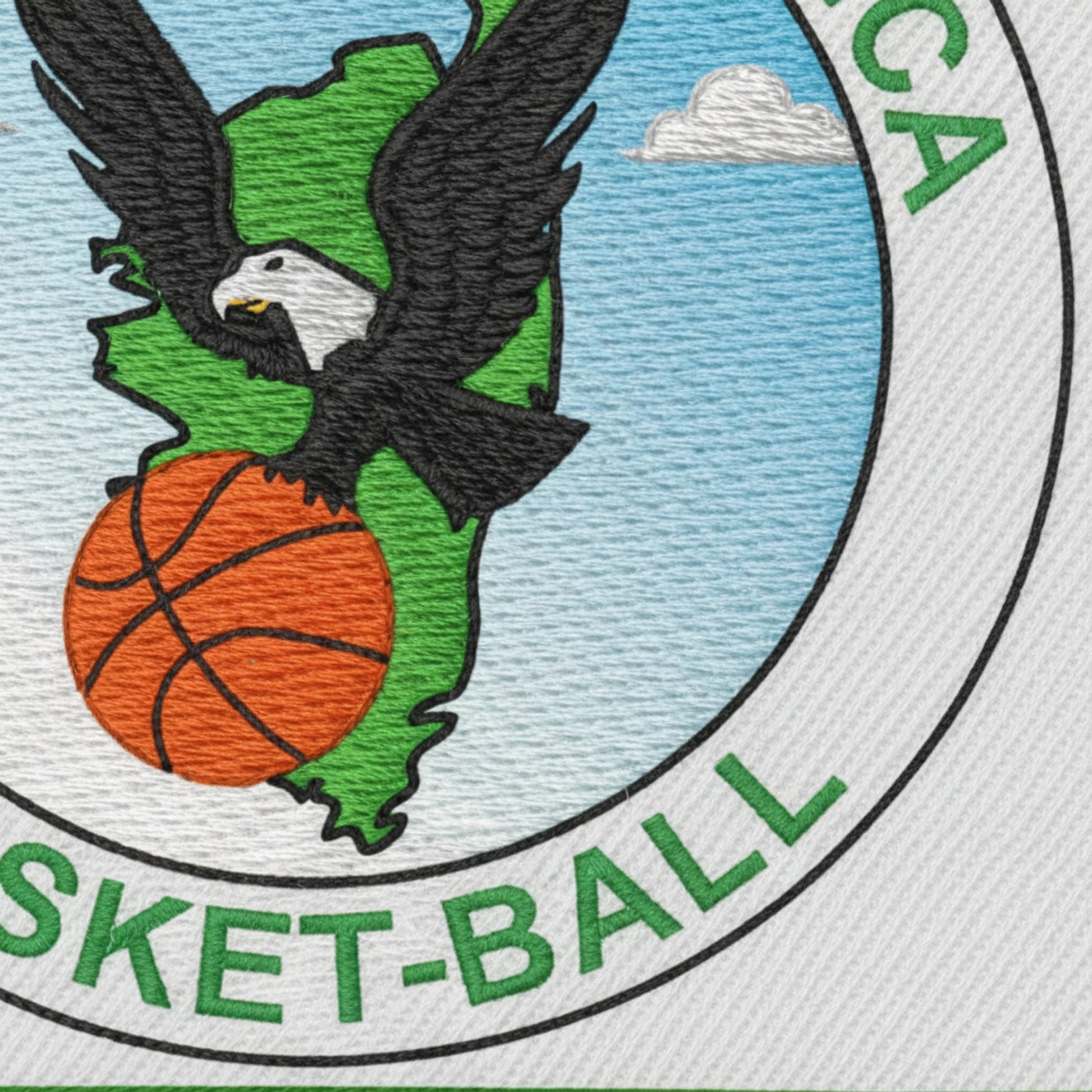Collection patchs brodés Basketball
