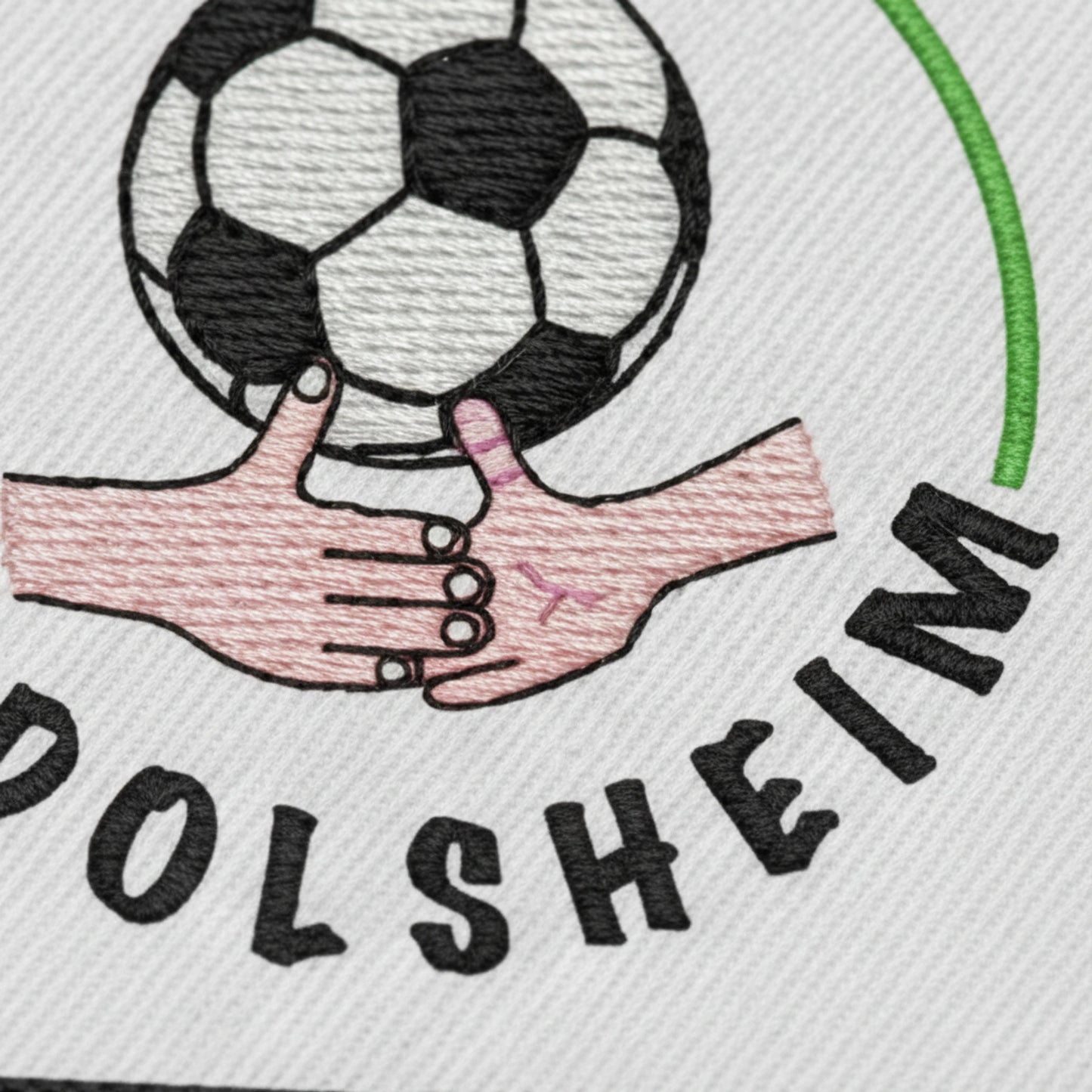 Détail broderie patch A.S. ANDOLSHEIM