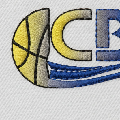 Détail broderie patch Castelginest Basket Club 31
