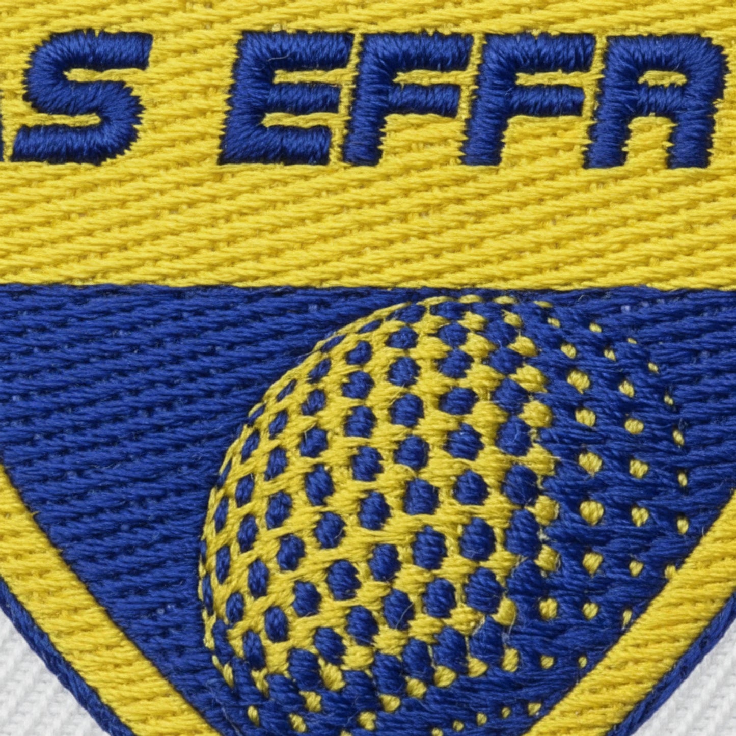 Détail broderie patch A.S. D'EFFRY