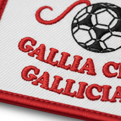Détail broderie patch Gallia C De Gallician