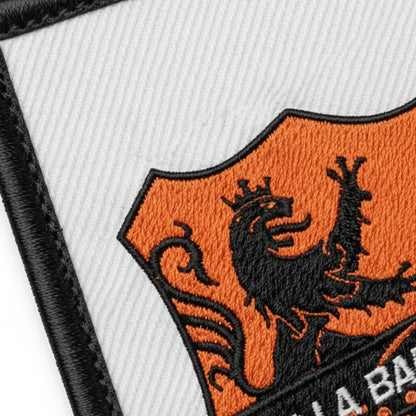 Détail broderie patch A. S. PLATEAU DE LA BARECHE