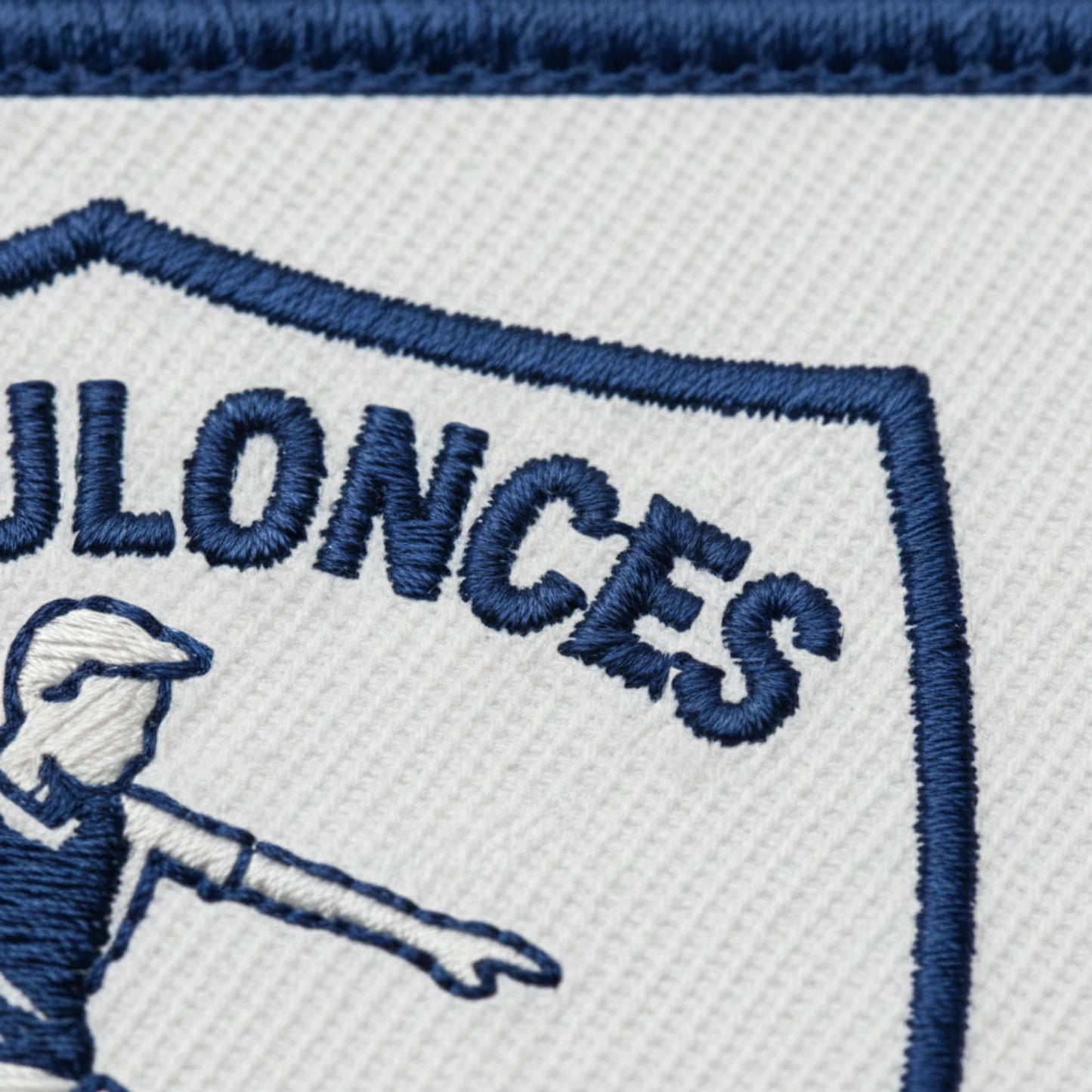 Détail broderie patch A.S. COULONCES CAMPAGNOLES