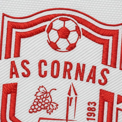 Détail broderie patch A.S. CORNAS