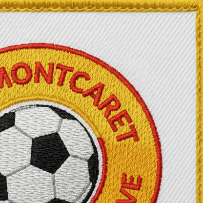 Détail broderie patch AM. S. GENSAC MONTCARET